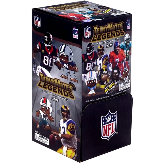 NFL TeenyMates Football Legends Vintage Series 3 Mystery Box (32 Packs)