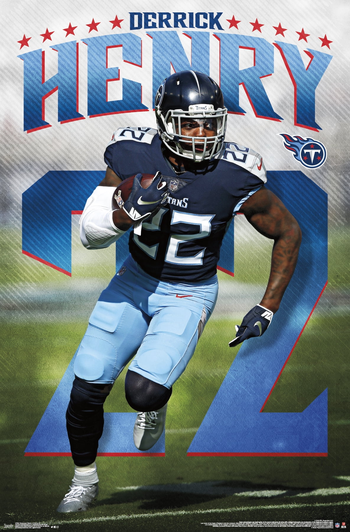 Derrick Henry for Tennessee Titans - NFL Removable Wall Decal Large