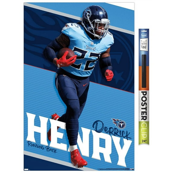 NFL Tennessee Titans - Derrick Henry 22 Wall Poster, 22.375" x 34"