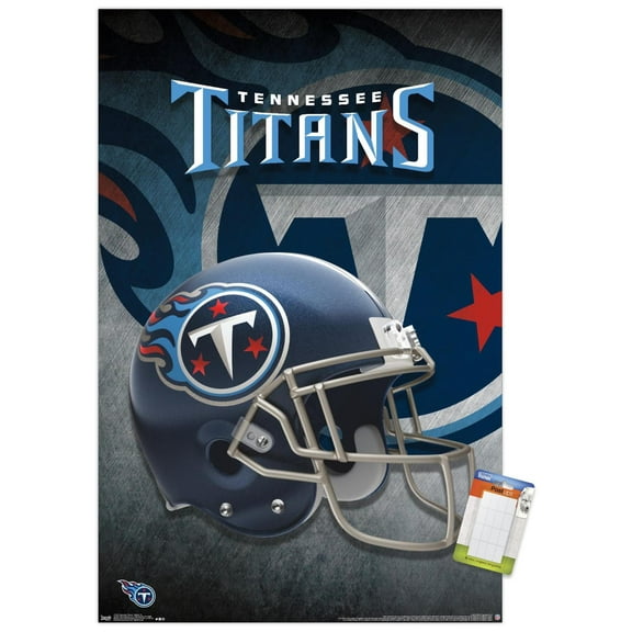 NFL Tennessee Titans - Helmet 18 Wall Poster, 22.375" x 34"