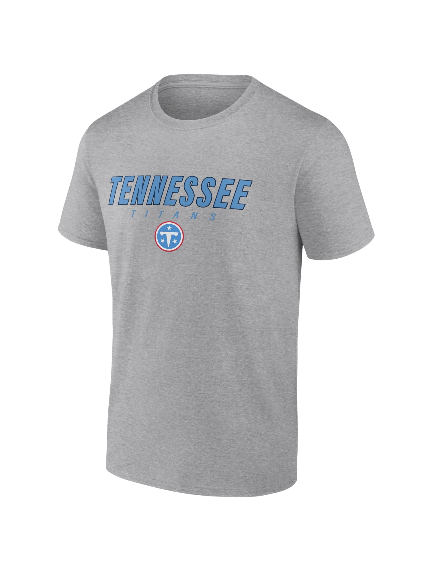 NFL Tennessee Titans Men's Cotton Gray Heather Short Sleeve T-Shirt