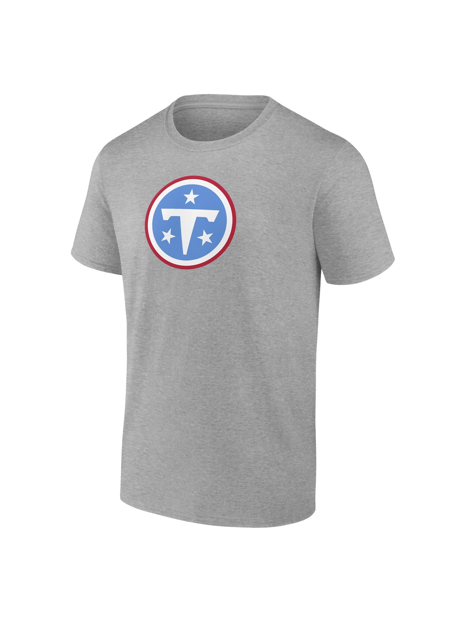 NFL Tennessee Titans Men's Cotton Gray Heather Short Sleeve T-Shirt