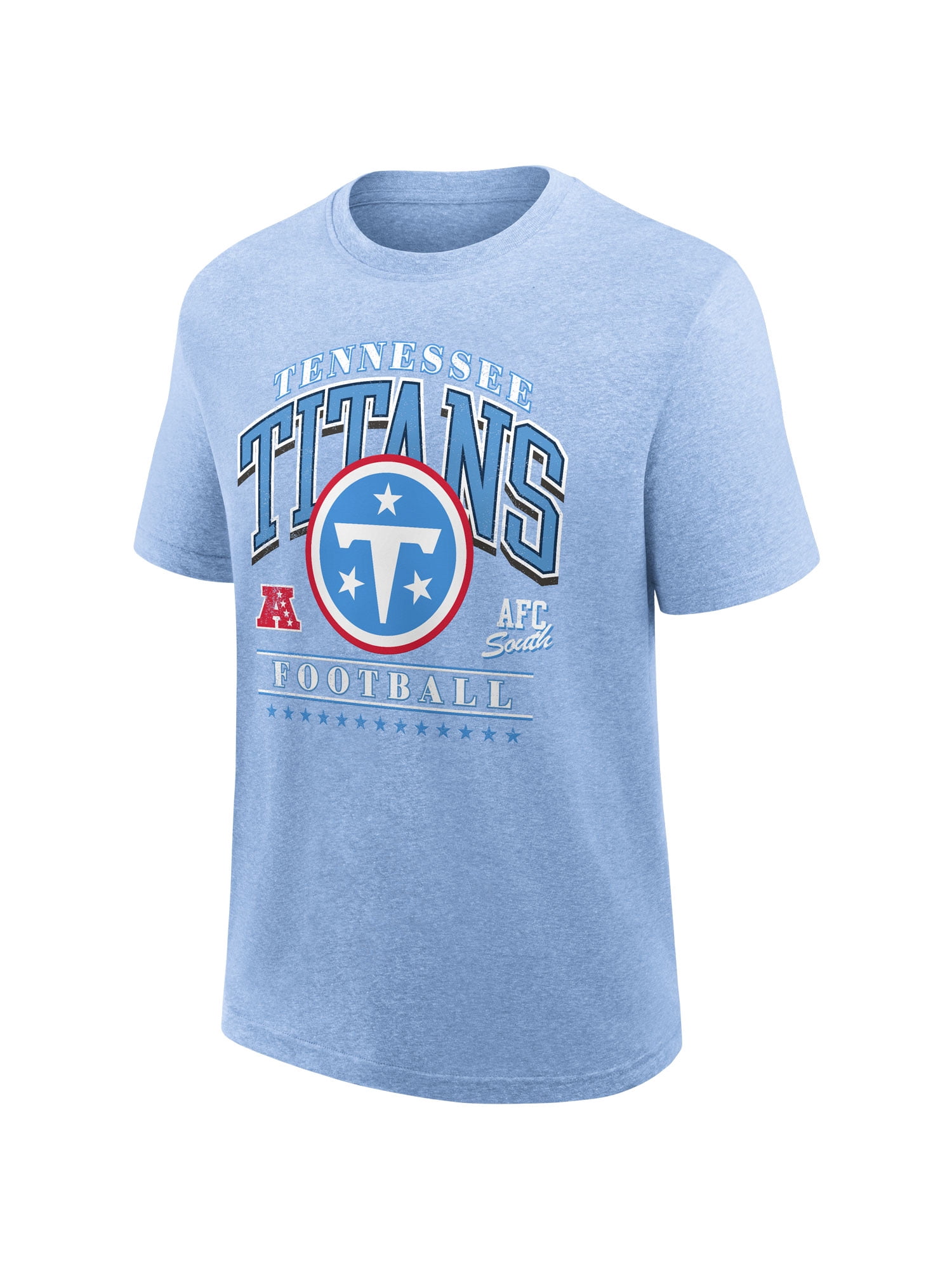 NFL Tennessee Titans Men's Synthetic Blue Heather Short Sleeve T-Shirt