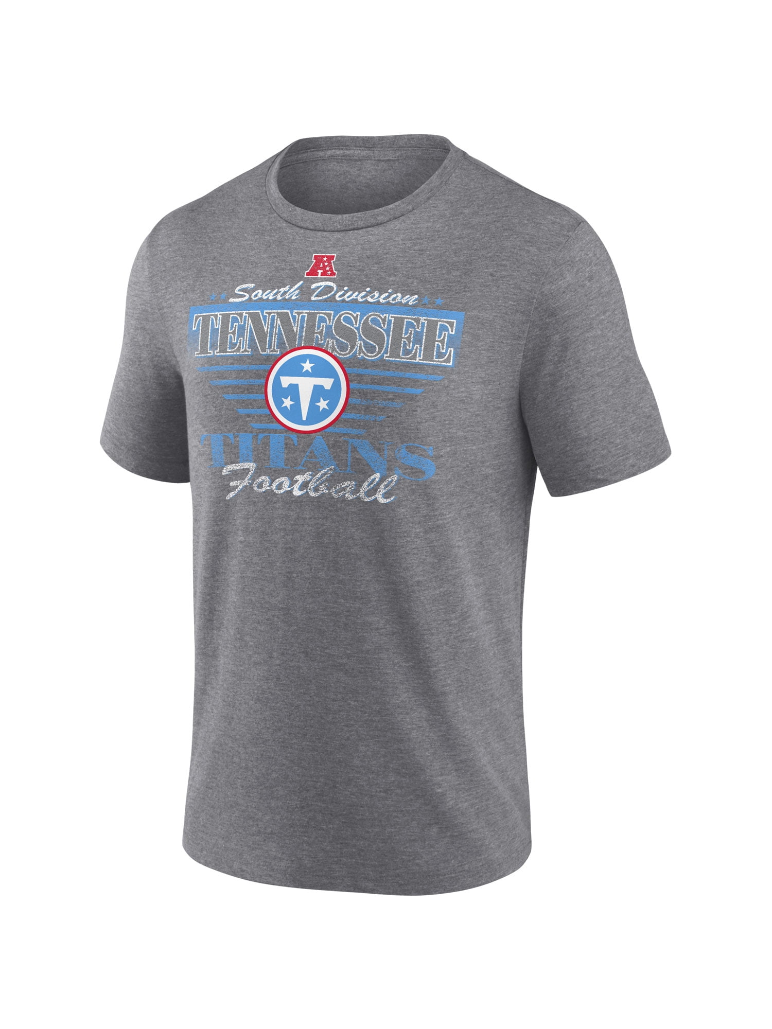 NFL Tennessee Titans Men's Synthetic Gray Heather Short Sleeve T-Shirt