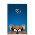thumbnail image 1 of NFL Tennessee Titans - S. Preston Mascot T-Rac 20 Wall Poster with Wooden Magnetic Frame, 22.375" x 34", 1 of 5