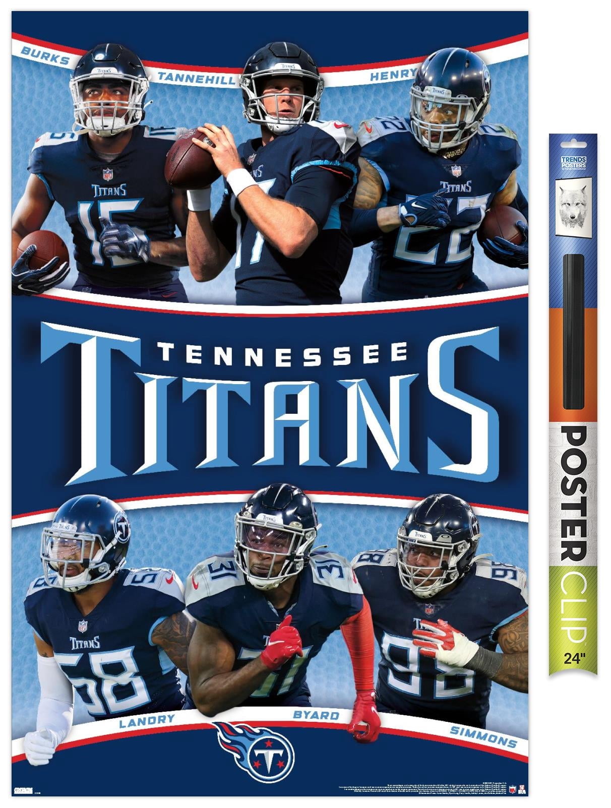 NFL Tennessee Titans - Team 22 Wall Poster, 22.375" x 34"