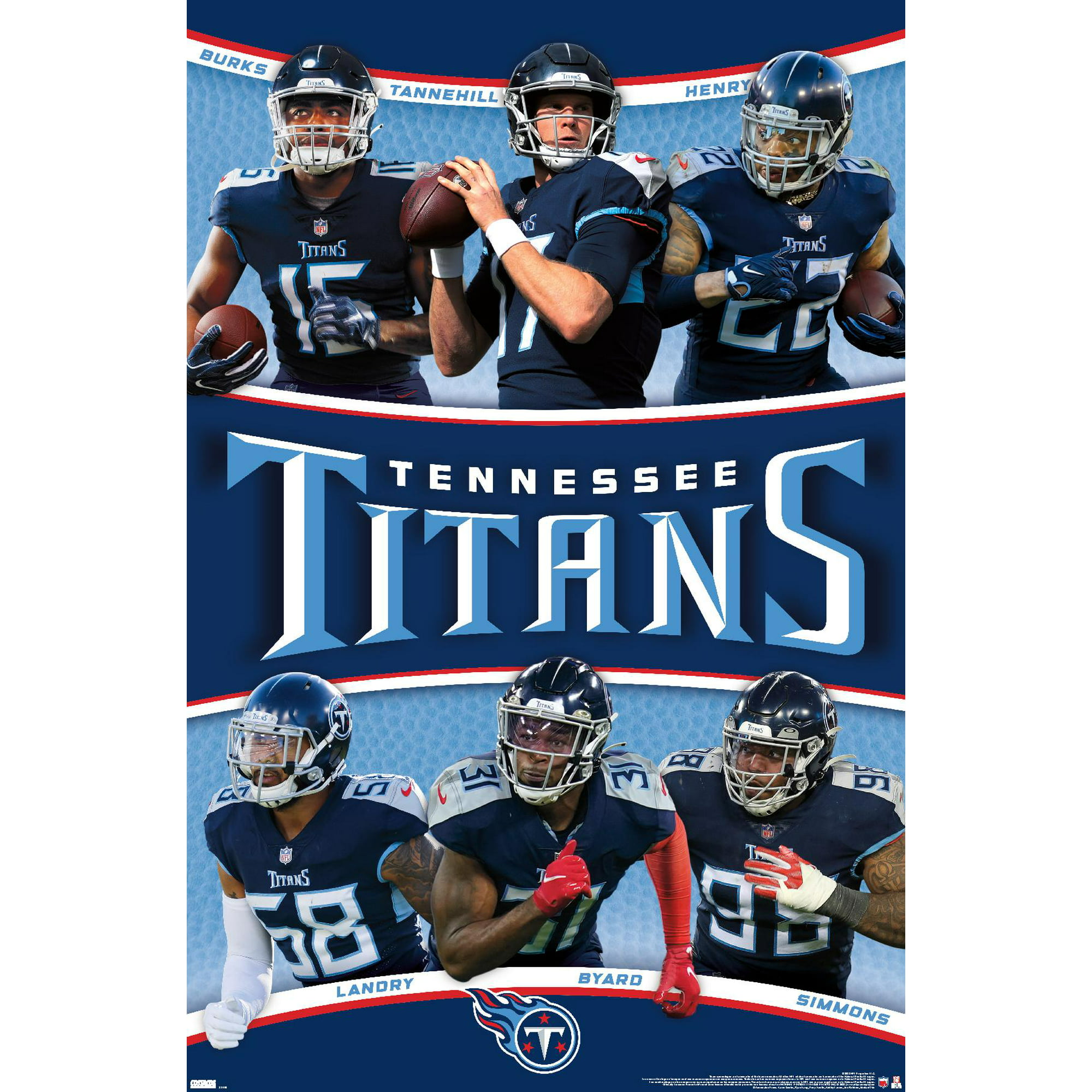 NFL Tennessee Titans - Team 22 Wall Poster, 22.375' x 34'