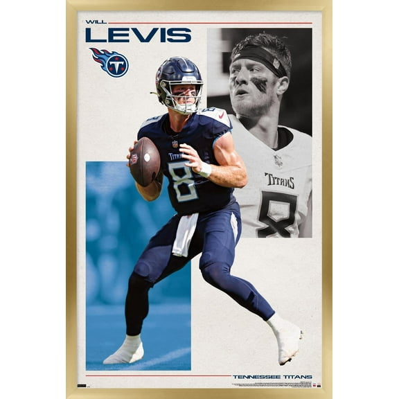 NFL Tennessee Titans - Will Levis 24 Wall Poster, 22.375" x 34" Framed