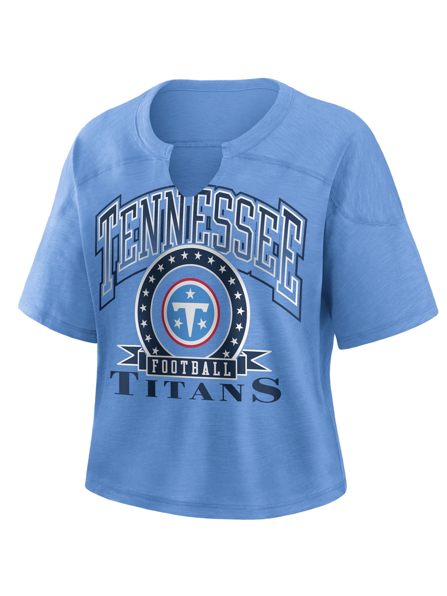 NFL Tennessee Titans Women's Cotton Blue Short Sleeve T-Shirt