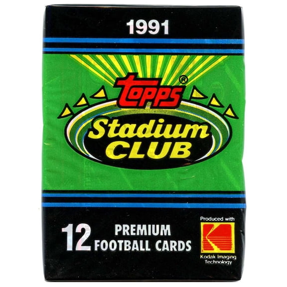 NFL Topps 1991 Stadium Club Trading Card Pack
