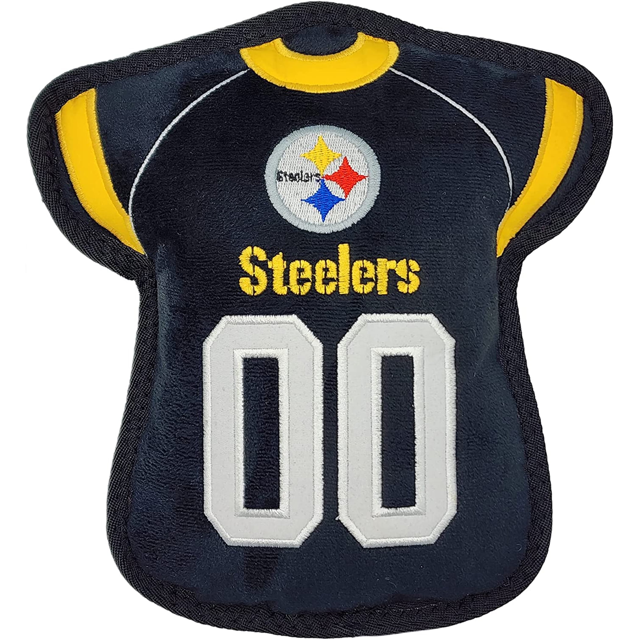 NFL Tough Jersey Pet Dog Toy Premium Quality with Built-in Squeaker Chew Toy