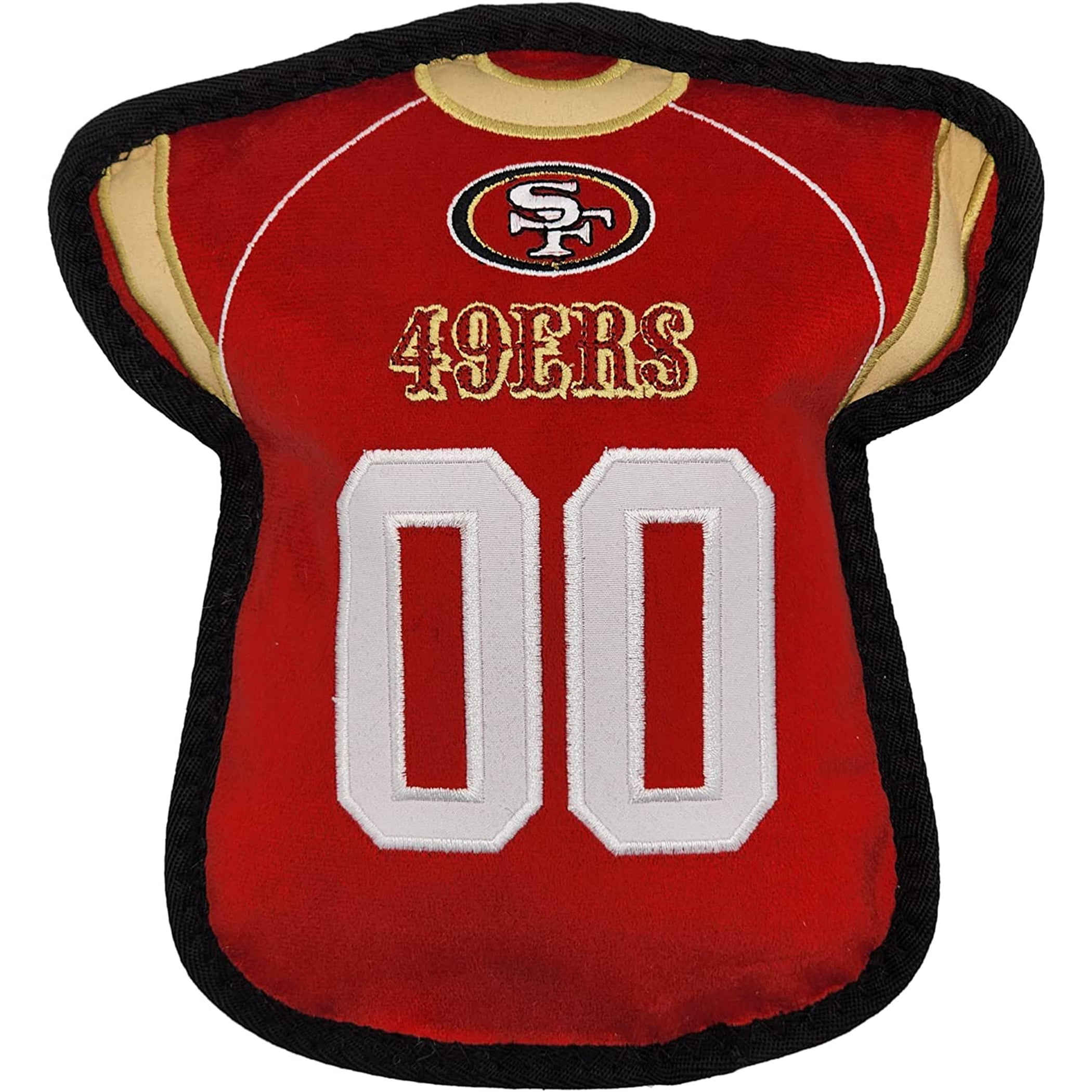 NFL Tough Jersey Pet Dog Toy Premium Quality with Built-in Squeaker Chew Toy