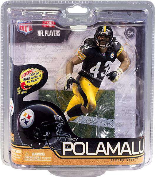 NFL Troy Polamalu Action Black Jersey Action Figure - Walmart.com