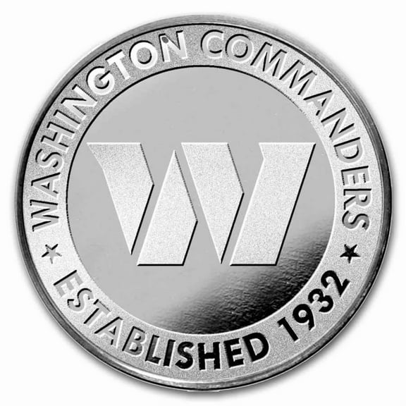 NFL Washington Commanders 1 oz Silver Round