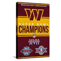NFL Washington Commanders - Champions 23 Canvas Wall Poster, 14.725" x 22.375"