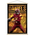 thumbnail image 1 of NFL Washington Commanders - Jayden Daniels 25 Wall Poster with Magnetic Frame, 22.375" x 34", 1 of 5