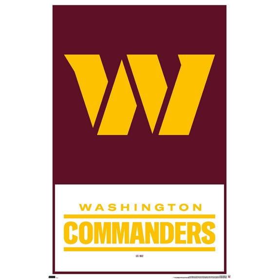 NFL Washington Commanders - Logo 22 Wall Poster, 14.725" x 22.375"