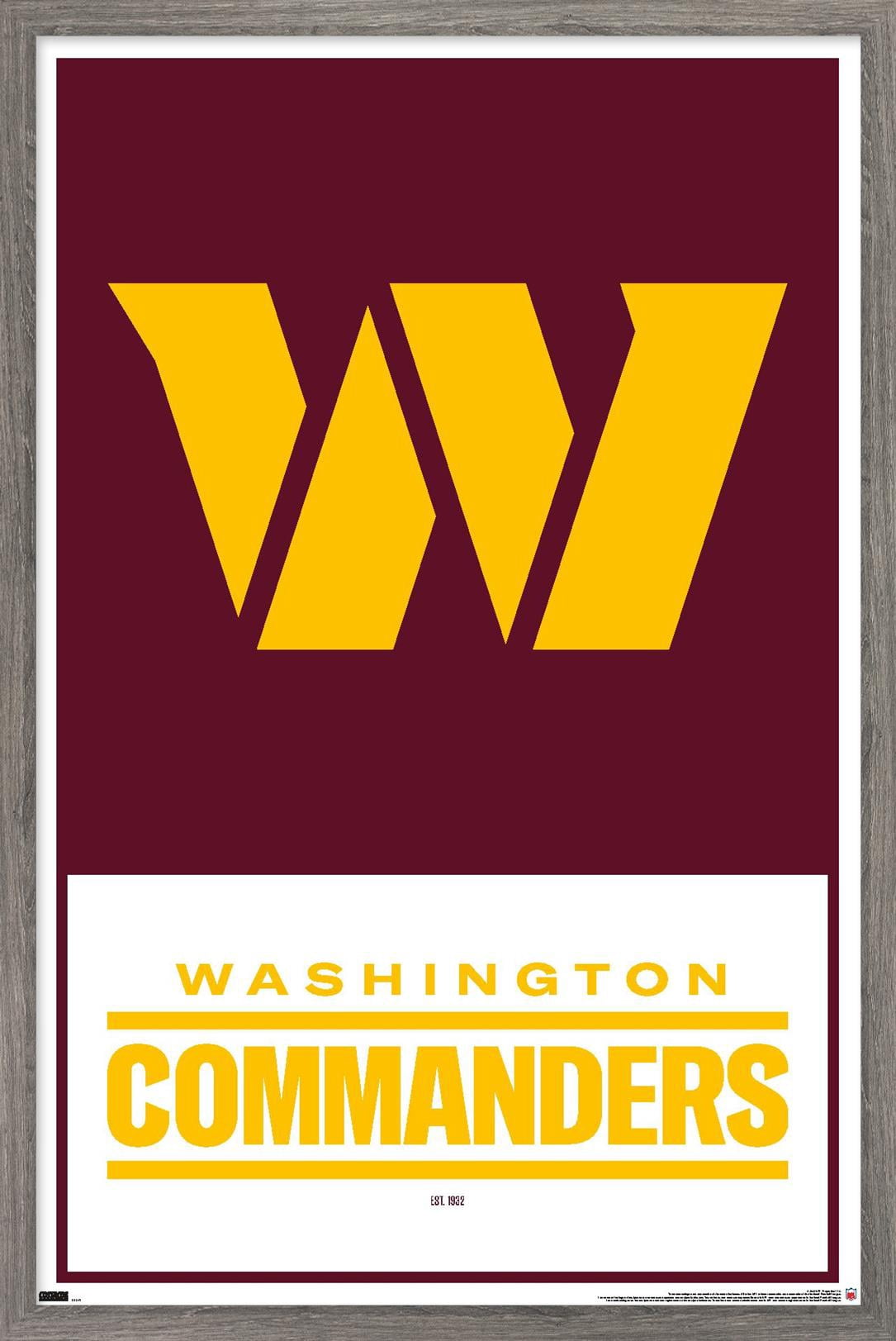 NFL Washington Commanders - Logo 22 Wall Poster, 22.375