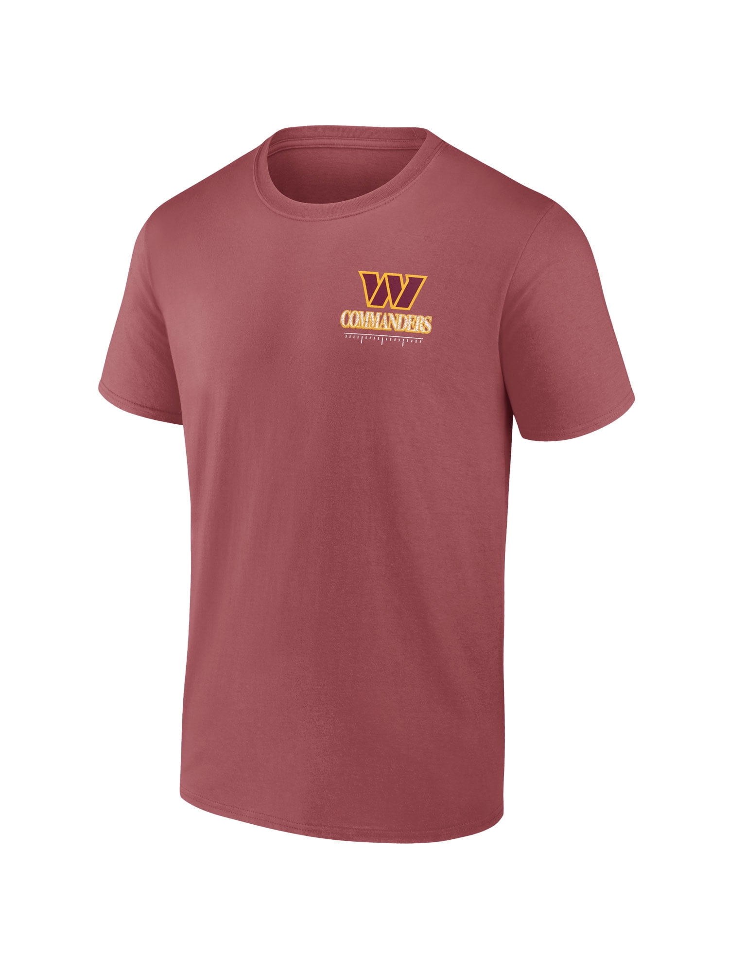NFL Washington Commanders Men's Cotton Faded Red Short Sleeve T-Shirt