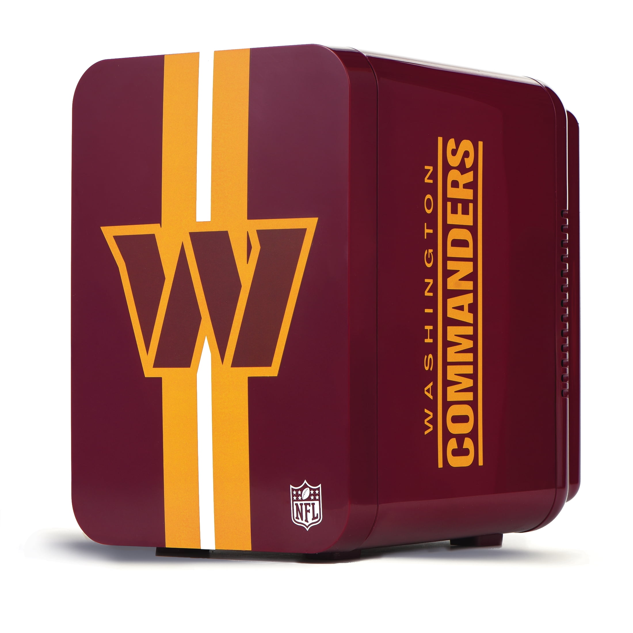 NFL Washington Commanders Mini Fridge, Burgundy, 4L, 6 Cans