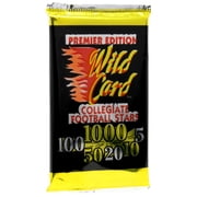 Collectible NFL Wild Card 1991 Collegiate Football Trading Card HOBBY Pack