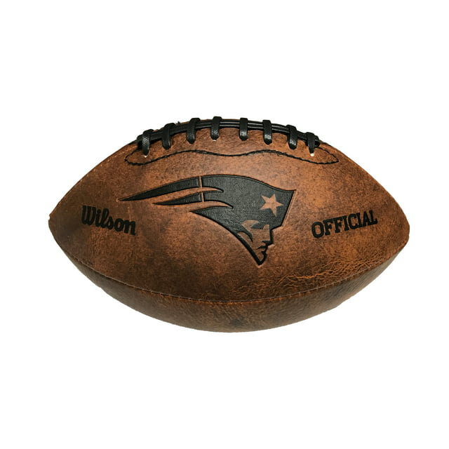 NFL - Wilson 9 Inch Throwback Football - New England Patriots