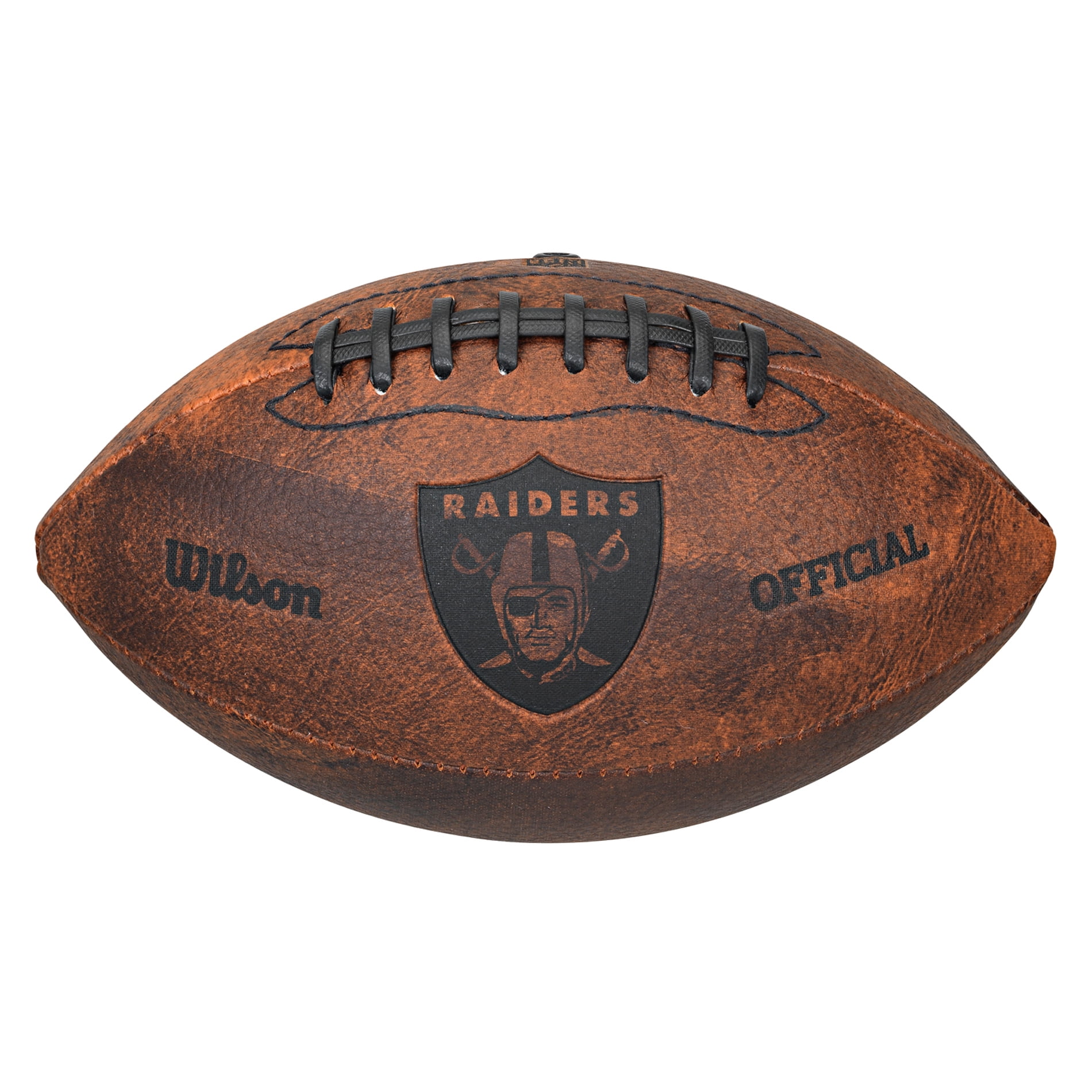 NFL - Wilson 9 Inch Throwback Football - Oakland Raiders - Walmart.com