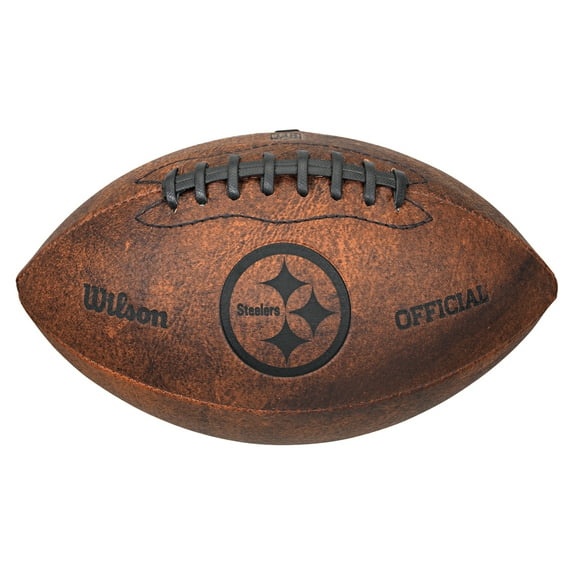 NFL Wilson 9 Inch Throwback Football - Pittsburg Steelers