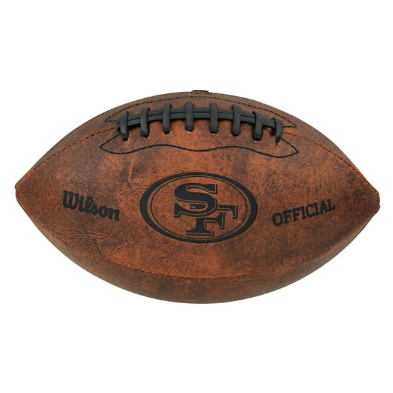 NFL - Wilson 9 Inch Throwback Football - San Francisco 49ers