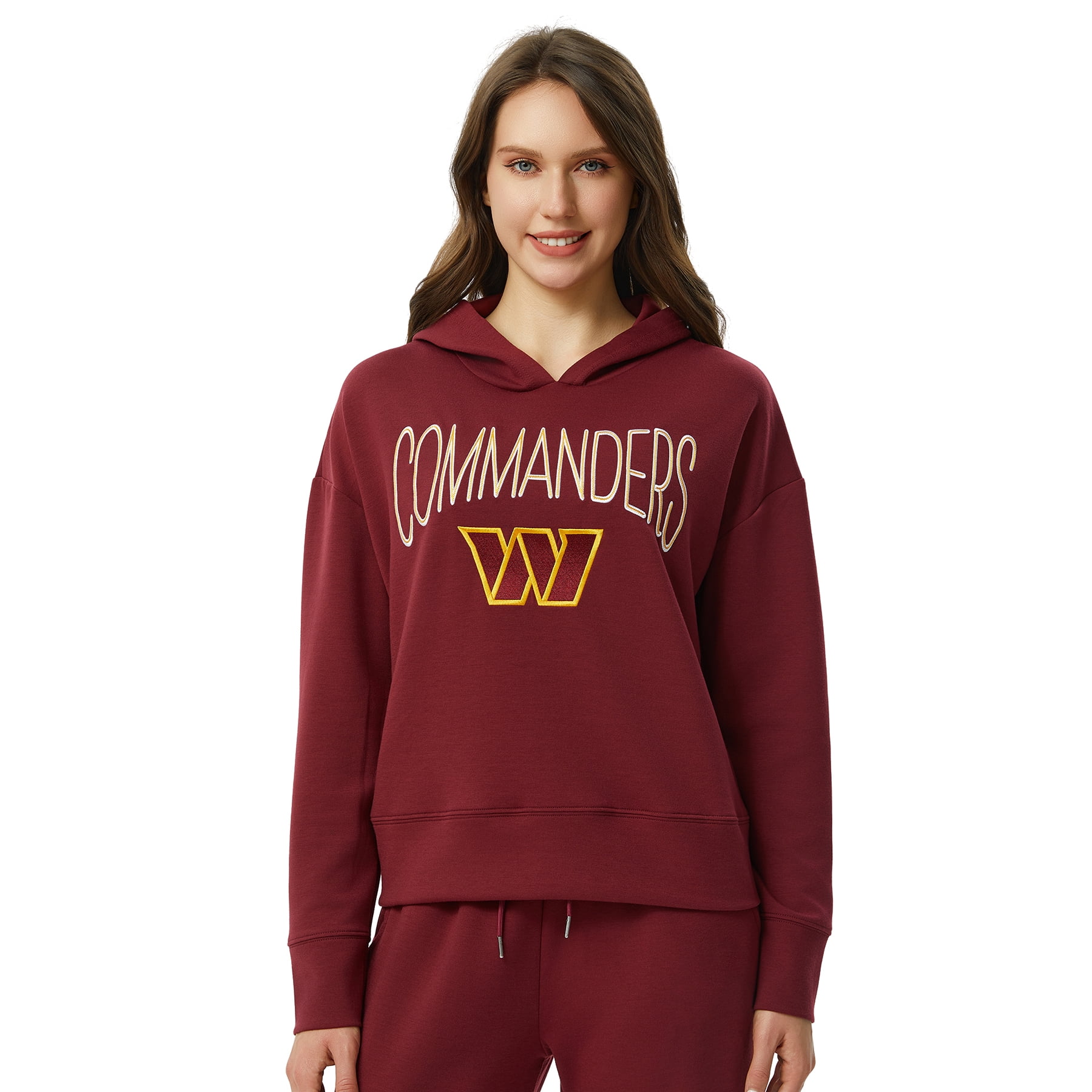 NFL Womens Washington Commanders Hoodie Game Day Fan Apparel