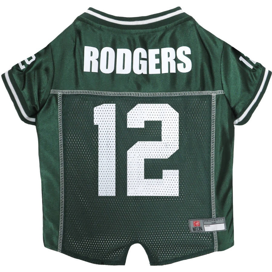 NFLPA Aaron Rodgers Green Bay Packers Pet Jersey