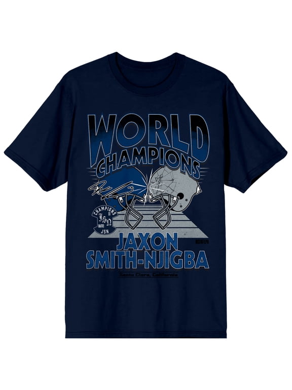 NFLPA Jaxon Smith-Njigba Helmets Signature Tee for Men-XXL
