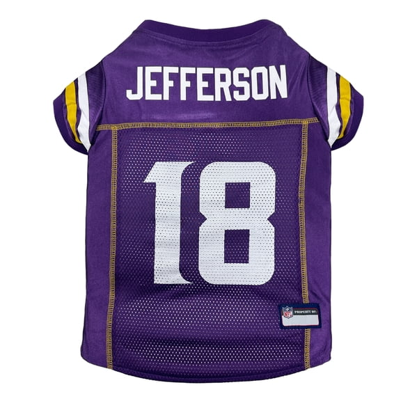 Justin Jefferson Purple Minnesota Vikings Player Pet Jersey