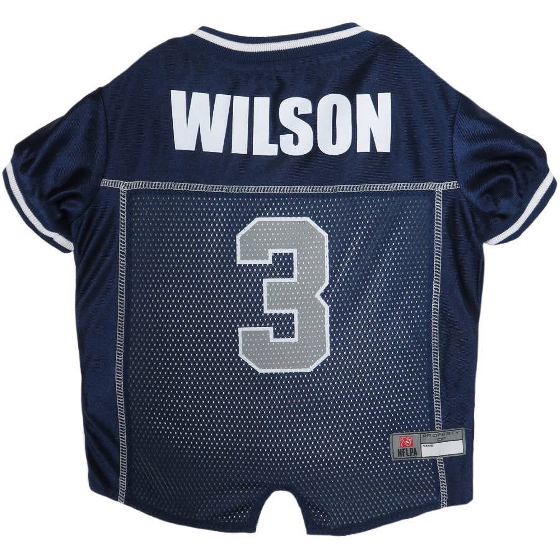 NFLPA Russell Wilson Seattle Seahawks Jersey for Dogs and Cats