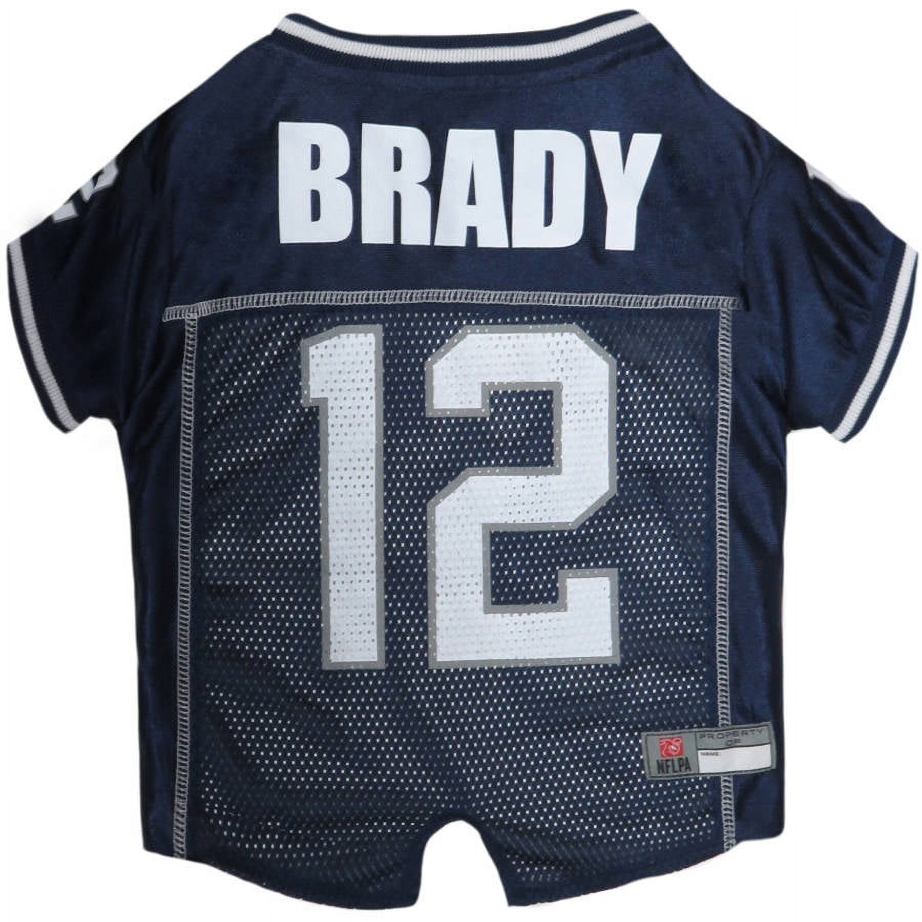Pets First NFLPA Tom Brady New England Patriots Jersey for Dogs and Cats 