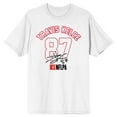 thumbnail image 1 of NFLPA Travis Kelce Number And Autograph Men's White Short Sleeve Tee-Large, 1 of 5