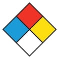 thumbnail image 1 of NFPA® 10" Hazard Identification Diamond Sign, 1/Each, 1 of 1
