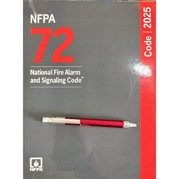 NFPA 72 2025 FIRE ALARM NOTEBOOK & PEN