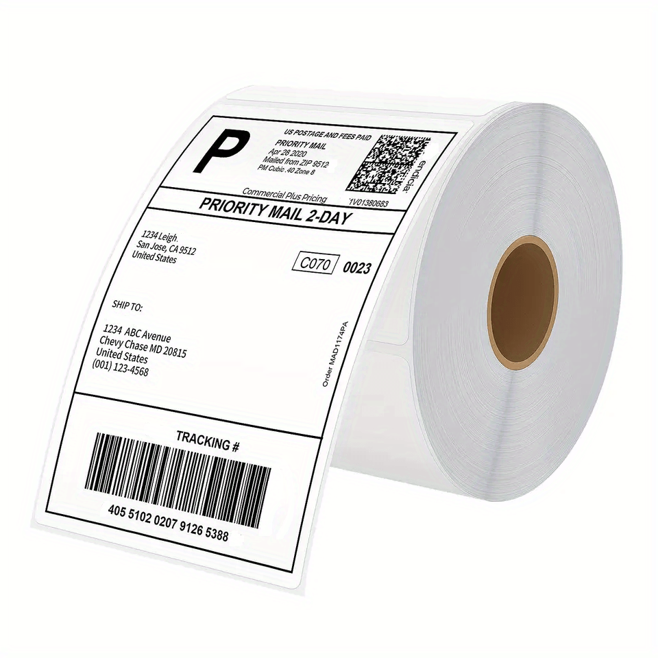 NFRTH 350/500pcss/Roll 4”x6” Direct Thermal Shipping Label Compatible