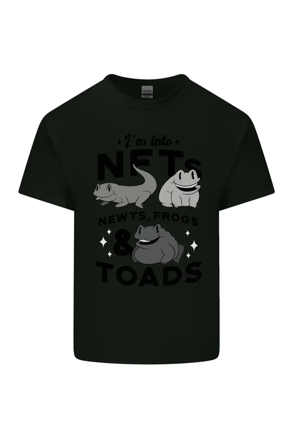 NFT Newts Frogs Toads Funny Non-Fungible Token Unisex T-Shirt Y2529, Up to Size 5XL