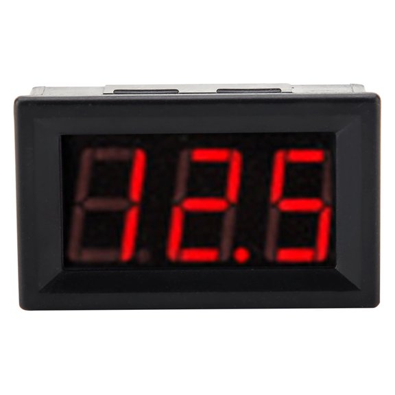 NFTIGB 0.56" 3 Wire Digital LED Voltmeter Voltage Meter Panel with Reverse Protection DC0-100V (Red)[cite: 1]