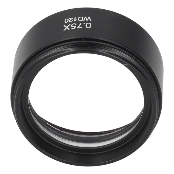 NFTIGB 0.75X Stereo Microscope Objective Lens 120mm / 4.72 inches Barlow Eyepiece with M48 Interface Anti-Reflection Coating Optical Glass Replacement Accessory