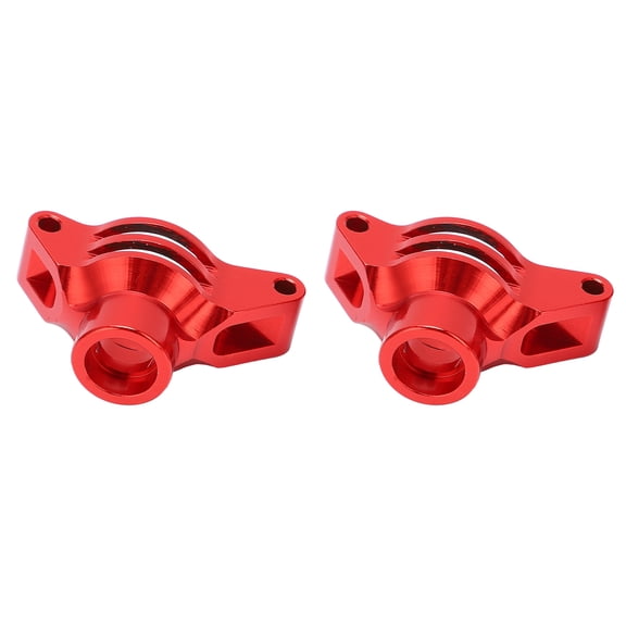 NFTIGB 1/10 RC Rear Steering Cup Aluminum Alloy Steering Knuckles Hub Replacement Accessory for Tamiya TT02, 2 Pieces, Red (1.97 inches / 5.0 cm, 0.71 oz / 20 g)
