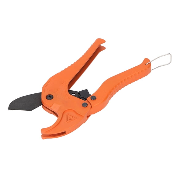 NFTIGB 1-5/8 Inch (42mm) PVC Pipe Cutter, Heavy Duty Ratchet Tube Shears for Plumbing, Red