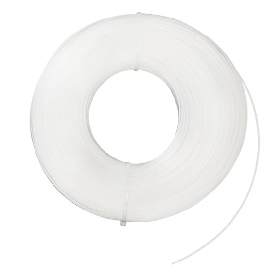 NFTIGB 1.6mm x 175m (0.06 in x 574 ft) Universal Round White Nylon String Trimmer Line for Electric Lawn Mowers