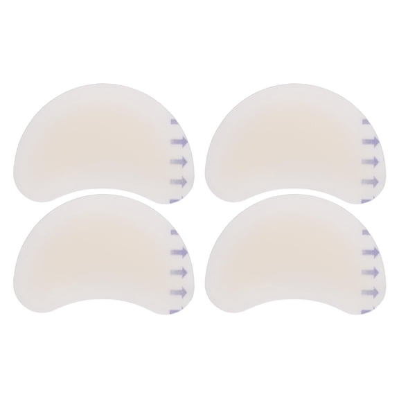 NFTIGB 10 Count Heel Blister Stickers Anti Abrasion Prevention Cushioned Bandage Gel Protectors Patch for High Heels Relief 42x62mm (1.65x2.44 inches) Transparent Protective Pad
