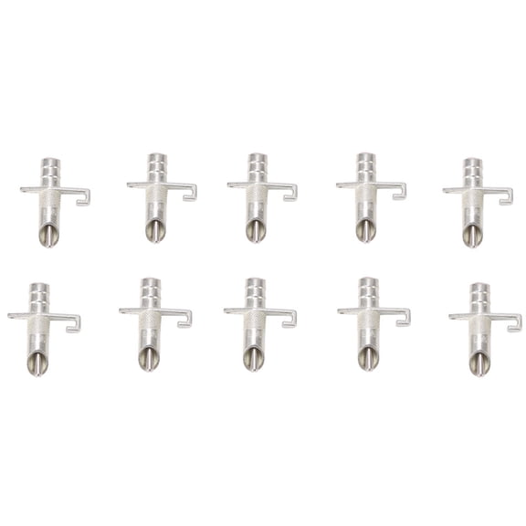 NFTIGB 10 Sets Practical Automatic Red Water Feeder Nipple Drinker Dispenser For Rodent Rabbit Bunny Ferret Rat With Spring And T Connector 0.31 inches / 8 mm Inner Diameter
