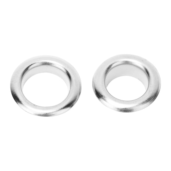 NFTIGB 100 Sets 8mm (0.3 in) Grommet Kit Metal Eyelets Rivets Brass Eyelet for Shoes Bag Clothes Accessories, Silver