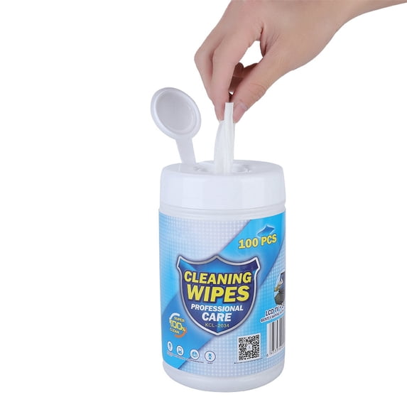 NFTIGB 100PCS Screen Disinfecting Cleaning Wipes for Tablets Laptops and NoteBooks - 5.9 x 4.9 in / 15 x 12.5 cm - Anti-Static Non-Woven Electronic Wipes