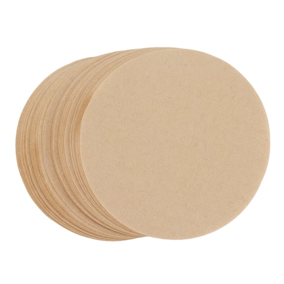 NFTIGB 100Pcs 64mm Round Unbleached Natural Coffee Filter Paper (2.5 inches / 63.5 mm)